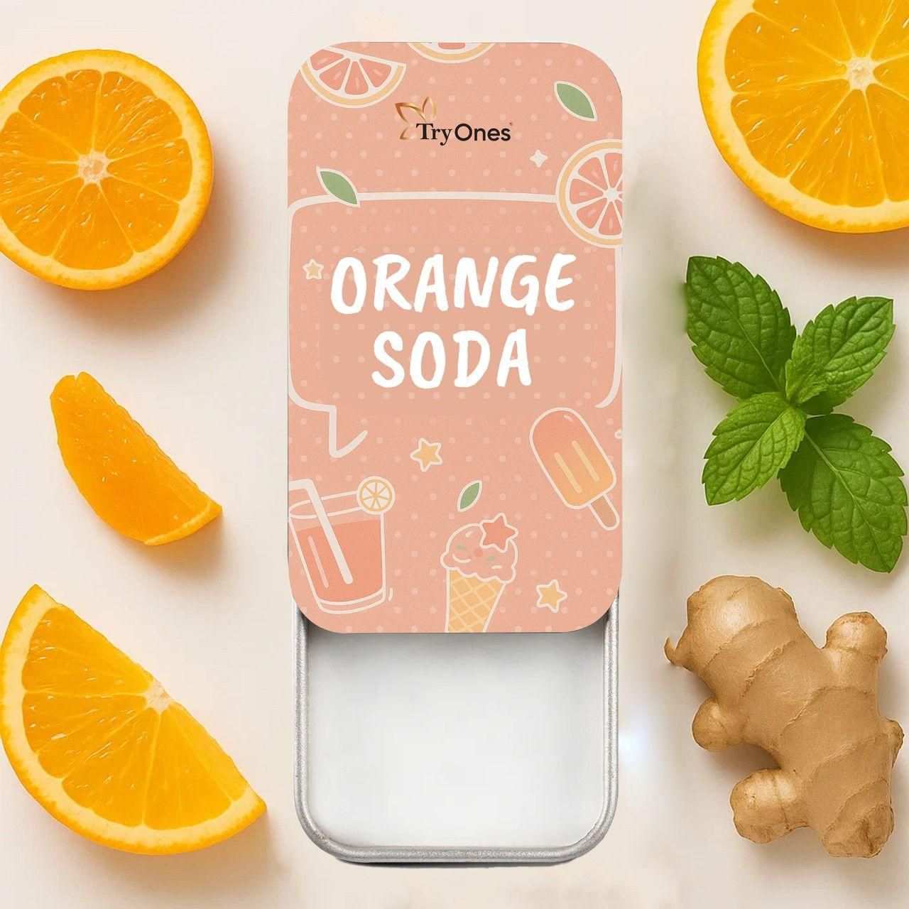 Glowlane Orange Soda Solid Perfume β Long-Lasting Citrus Fragrance (20g x 2 | Pack of 2)