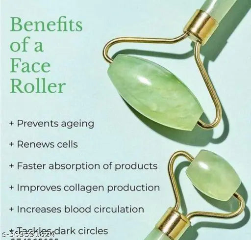 Glowlane Jade Roller + Gua Sha Facial Sculpting Set