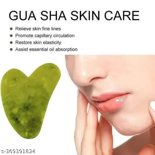 Glowlane Jade Roller + Gua Sha Facial Sculpting Set